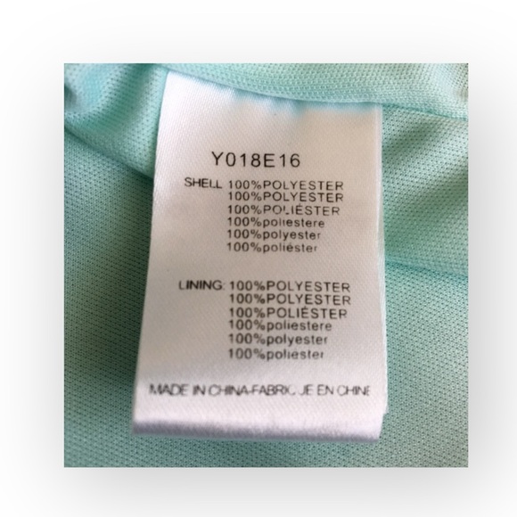 new Molly Bracken ❃ Pleated High Neck Chiffon Mini Sun Dress ❃ Baby Blue ❃ M L ❃ - Picture 8 of 16